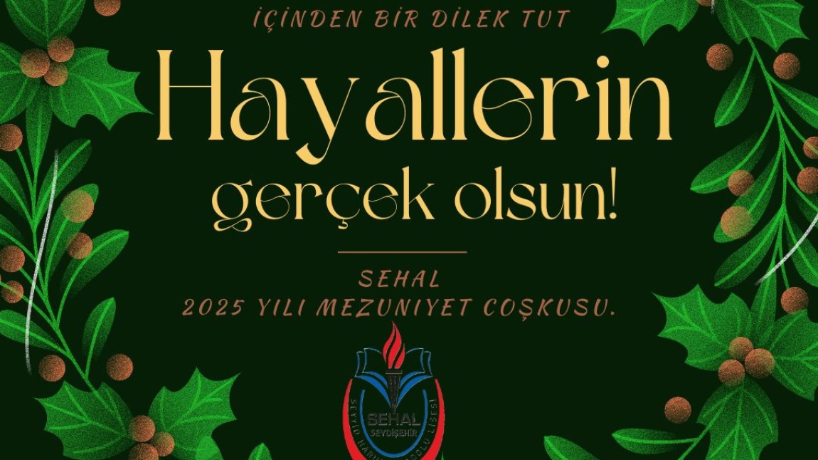 OKULUMUZ BU SENE 14. MEZUNLARINI VERİYOR. 